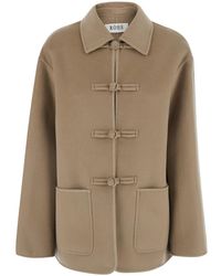 Rohe - Wool & Cashmere Classic Collar Button-Front Jacket For - Lyst