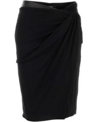 Versace - Draped Skirt - Lyst