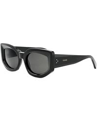 Celine - Sunglasses Cat Eye Full Rim, Shiny Frame And Lens Cl40277I01A - Lyst