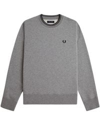 Fred Perry - Felpa Con Logo - Lyst