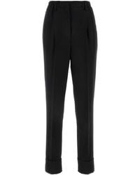 Prada - Wool Blend Pant - Lyst