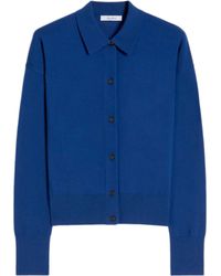 Max Mara - Slim Fit Drop-Shoulder Long Sleeve Shirt (S) - Lyst