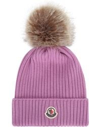 Moncler - Mini Quilted Beanie Hat For Kids - Lyst