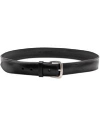 Orciani - Classic Leather Belt With Metal Buckle - Lyst