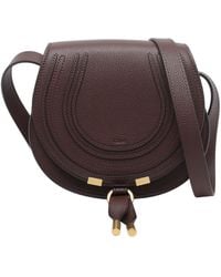 Chloé - Large Leather Crossbody Bag With Adjustable Shoulder Strap, Square Buckle & Front Open Pocket (W18 X H17 X D10 Cm) - Lyst