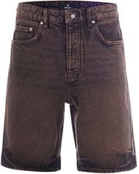 Represent - Denim Bermuda Shorts - Lyst