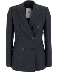 PT Torino - Pt Double-Breasted Cashmere Wool Blazer Jacket For - Lyst