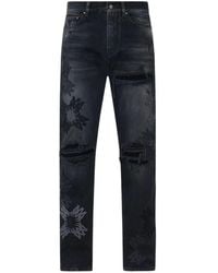 Amiri - Distressed Ma Quad Jeans - Lyst