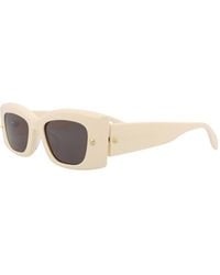 McQueen - Recycled Acetate Square/Rectangle Sunglasses - Lyst