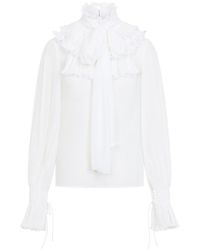 Elisabetta Franchi - Blouse - Lyst