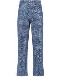 Charles Jeffrey - Sequin Wide-Leg Trousers - Lyst