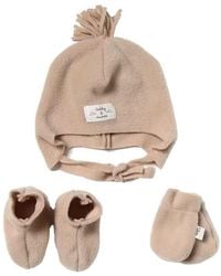 Teddy & Minou - Hat Scarf Gloves Set - Lyst