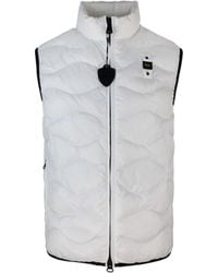 Blauer - Quilted Puffer Vest - Lyst