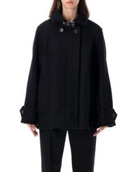 Lanvin - Short Wool Coat - Lyst