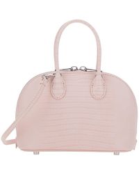 Self-Portrait - Mini Bag With Adjustable And Removable Shoulder Strap And Lizard Effect - Lyst