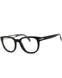 David Beckham - Db 7097 Plastic Oval Eyeglasses - Lyst