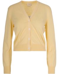 A.P.C. - V-Neck Button Cardigan - Lyst