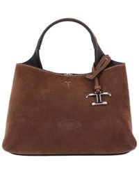 Tod's - 100% Calf Leather Shoulder Bag - Lyst