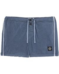 Stone Island - Logo Swim Shorts - Lyst
