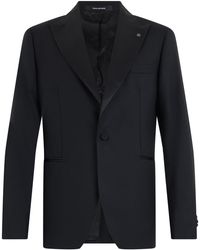Tagliatore - Complete Virgin Wool Suit, Notch Lapel Single-Breasted Jacket & Trousers - Lyst