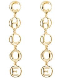 Chloé - The Script Earrings - Lyst