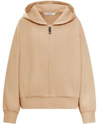 Max Mara - Cotton Zipped Hoodie - Lyst