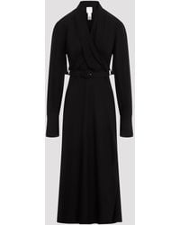 Patou - Draped Maxi Day Dress - Lyst