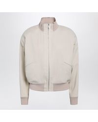 Gucci - Ã‰Cru Poplin Zip Jacket - Lyst