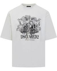 DSquared² - Monkey Business T-Shirt - Lyst