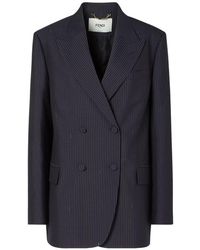 Fendi - Wool Blazer - Lyst
