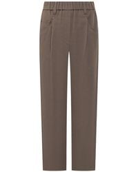Brunello Cucinelli - Refined Casual Trousers For Fall 2025 - Lyst