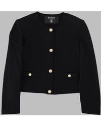 Balmain - Mini Fashion Jacket For Girls - Lyst