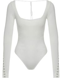 Anna October - Long Sleeve Knitted Body - Lyst