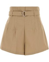 Prada - Poplin Shorts - Lyst