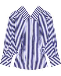 Givenchy - Long-Sleeved Striped Cotton Poplin Shirt - Lyst