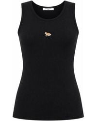Maison Kitsuné - Top Baby Fox Cotton Organic Tops - Lyst