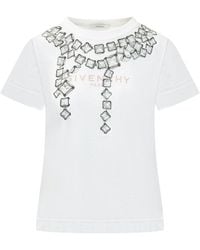 Givenchy - Stylish T-Shirt With Unique Stampaint Design - Lyst