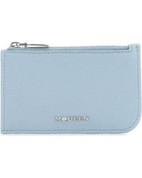 McQueen - Light Leather Card Holder - Lyst
