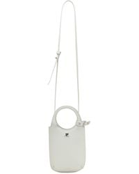 Courreges - Mini Elegant Leather Handbag - Lyst