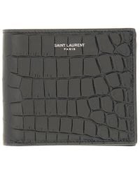 Saint Laurent - Bifold Wallet - Lyst
