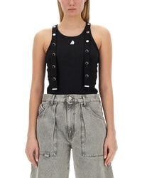The Attico - Jersey Tank Top - Lyst