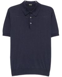 ZEGNA - Reguther Fit 18 Gauge Polo With Short Sleeves - Lyst