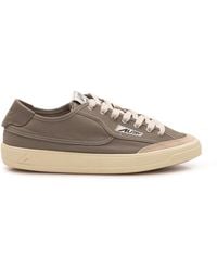 AUTRY WINDSCAPE - Windscape Low Canvas & Suede Sneakers - Lyst