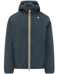 K-Way - Lightweight Jacket With Hood And Front Zip - Lyst