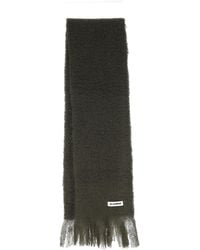Jil Sander - Fringed Knit Scarf - Lyst
