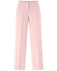 Max Mara - Straight Flat Front Pants - Lyst
