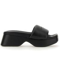 Alexander Wang - Chic Logo Sandal For - Lyst