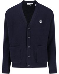 Maison Kitsuné - Fox Head" Cardigan - Lyst