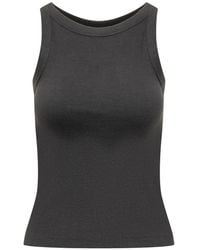 Levi's - Essential Ribbed Neck Tank Top - Lyst