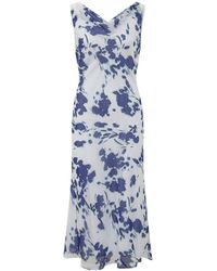 Calvin Klein - Chic Suit With Floral Print Mini Dress - Lyst